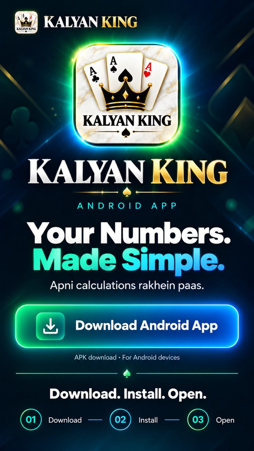 Kalyan King Android App landing page